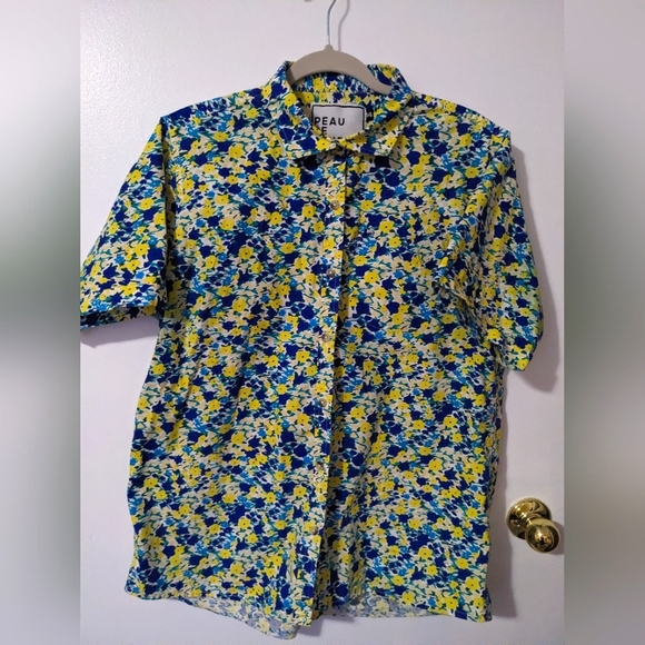 PDL Floral Button Down - Picture 1 of 6